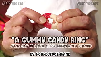 A gummy candy ring