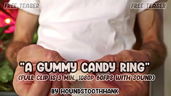A gummy candy ring
