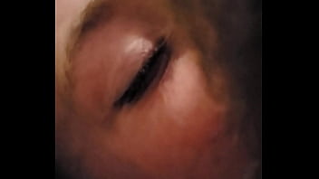 Lollipop milf self pleasure with small purple vibrator and makeout