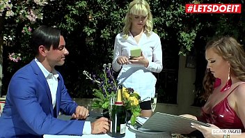 Letsdoeit hot girls maddy o'reilly and chloe couture anal love in ffm hardcore sex