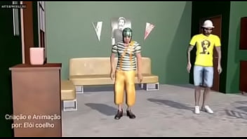 Chaves safado dançando funk com véio brocha enquanto eles escutam música foda do player tauz