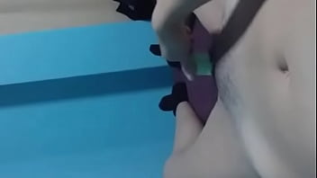 Horny ex plays with pussy