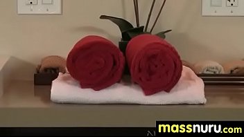 Babe fires nuru massage 4