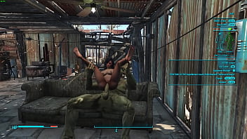 Artemis rides monster mutant cock