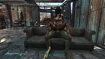 Artemis rides monster mutant cock