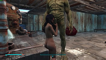 Artemis rides monster mutant cock