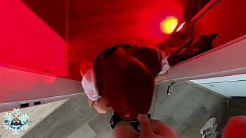 Vampire girl sucks and fucks for a sperm load