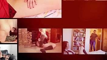 Blonde 18 year old college student plays with her pussy in her uniform