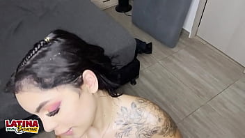 Big boob goth alt tattoo latina slut gets throat fucked by bwc having casting porn director