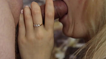 Blowjob deep and slobbery fucked a girl in different poses fucked anal and finished in the ass and on the back