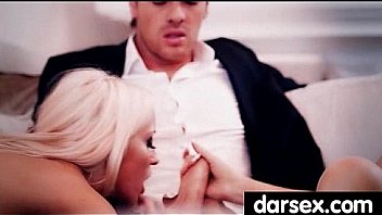 Gorgous babe in stockings tasiting a dick 23