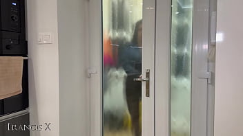 Double penetration for the real estate agent – pussy and ass destroyed during visit