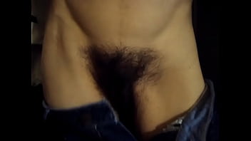 Milf wife shows off her hairy pussy