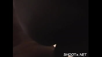 Sex starved tanya explores stick