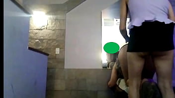 Anal sex guy in women's clothing fucks a big ass latina brunette then she fucks him with her strap on