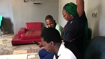 Fat Ass Bitch Got Her Pussy Fucked By Two Best Friends Hardcore thumbnail