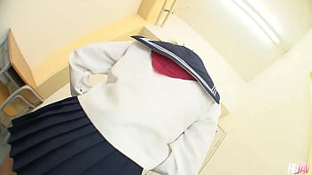 Japanese cheerleader yui aoyama bangs the whole team