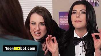 Older mentor versus slutty teenie chicks