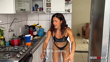 She was just making coffee until someone walked in