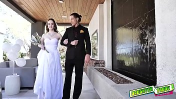 Hazel moore and jazmin luv swap pops and and a pre wedding de flowering orgy ensues