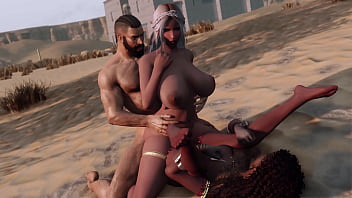 Ebony Orgy On The Desert For Skyrim Mmv Mod thumbnail