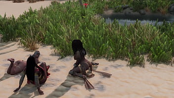 Ebony orgy on the desert for skyrim mmv mod