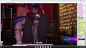 Hentai performs on cam