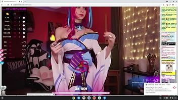 Hentai performs on cam