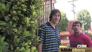 Hot ebony chick love gangbang interracial 11