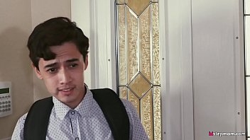 Lucky step son gets his dick cleaned by step mom Lucky step son gets his dick cleaned by step mom