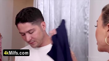 Mature sex goddess fucked in public