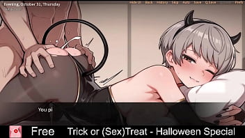 Trick or sex treat halloween special free game itchio visual novel adult anime eroge erotic halloween hentai nsfw porn slice of life