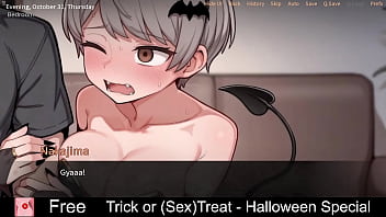 Trick or sex treat halloween special free game itchio visual novel adult anime eroge erotic halloween hentai nsfw porn slice of life