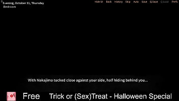 Trick or sex treat halloween special free game itchio visual novel adult anime eroge erotic halloween hentai nsfw porn slice of life