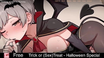 Trick or sex treat halloween special free game itchio visual novel adult anime eroge erotic halloween hentai nsfw porn slice of life