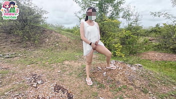 สาวไทยแวะป่าข้างทางเดินเล่นก่อนเล่นหีตัวเอง เสียงไทย