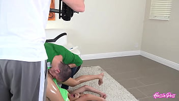 Izzy bell takes both cocks balls deep in this hardcore threeway