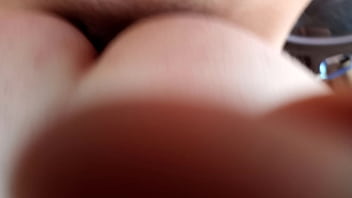 Cumming all over her pussy