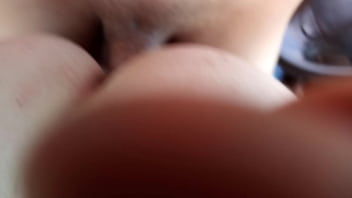 Cumming all over her pussy