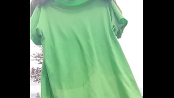 Taking an exercise routine i learned indoors and privately practicing it outdoors 2