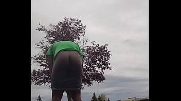 Taking an exercise routine i learned indoors and privately practicing it outdoors 2