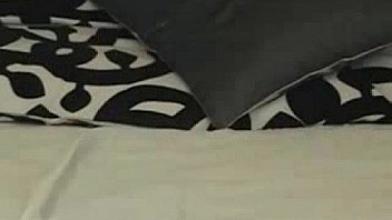 Brunette masturbating in a barbaric style