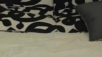 Brunette masturbating in a barbaric style