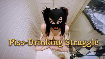 Piss drinking struggle