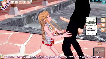 Kirito y asuna follan afuera sexo