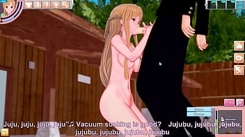 Kirito y asuna follan afuera sexo