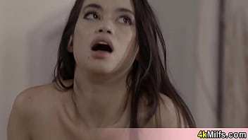 She just got hew new pink toy but still needs my cock