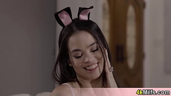 She just got hew new pink toy but still needs my cock