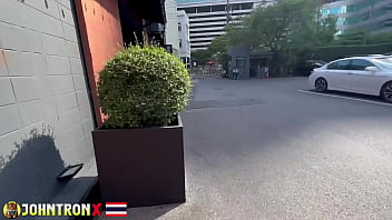 Johntronx pov hardcore sex and creampie with a gorgeous shy thai babe