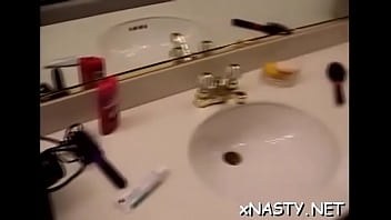 Cute babe performed python jerking in style